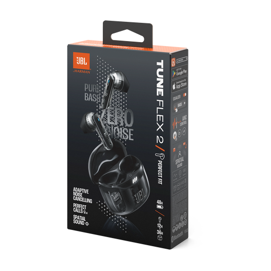 JBL TUNE FLEX 2 黒 JBL Tune Flex 2 True Wireless Inner Ear Earbuds, Black