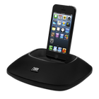 JBL OnBeat Micro - Black - High-performance AirPlay wireless loudspeaker docking station for iOS devices - Hero