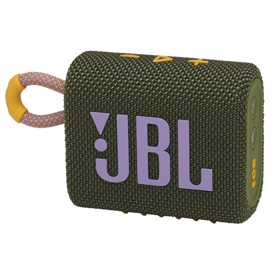 JBL Go 3 - Green - Portable Waterproof Speaker - Hero image number 0
