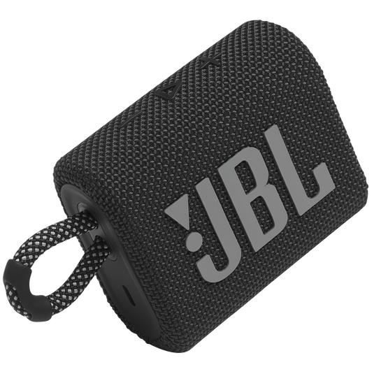 JBL Go 3 - Black - Portable Waterproof Speaker - Detailshot 1 image number null