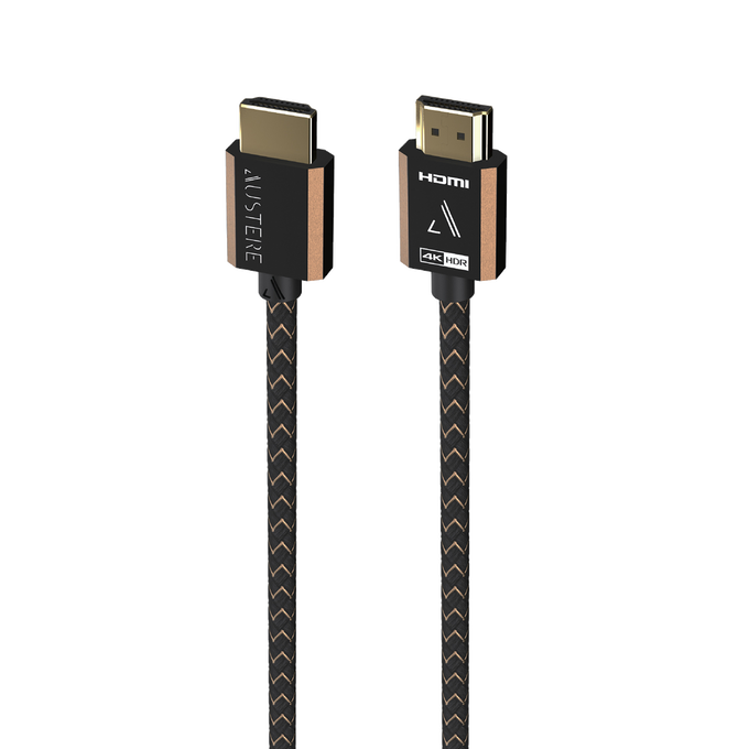 Austere III Series 4K HDMI Cable 1.5m - Black - Premium Certified HDMI, 4K HDR, 18Gbps for 4K60, High Fidelity ARC, Gold Contacts & High Flex Cable - Hero image number null