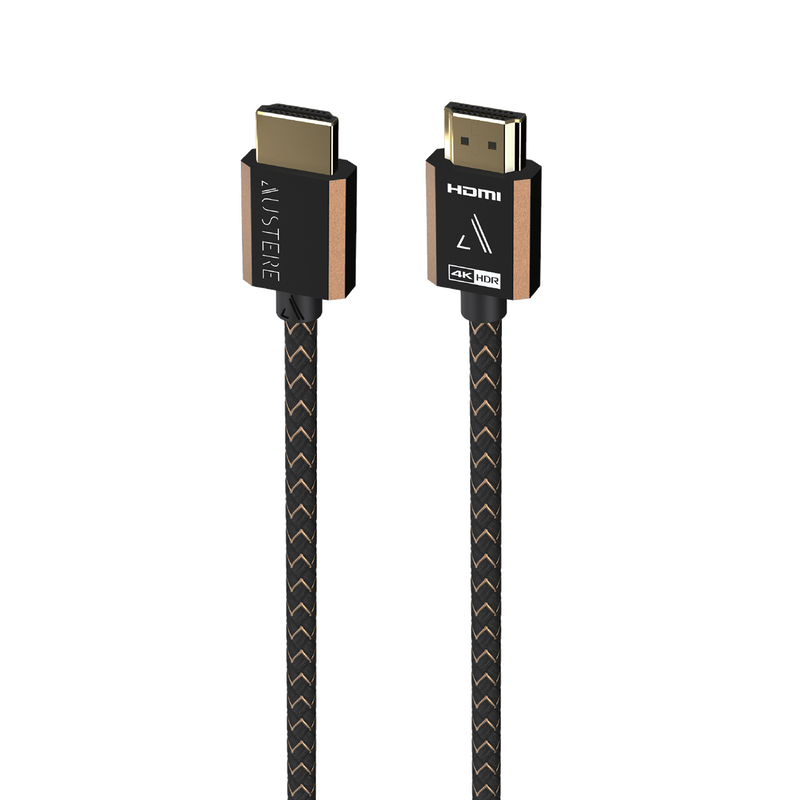 Austere III Series 4K HDMI Cable 1.5m - Black - Premium Certified HDMI, 4K HDR, 18Gbps for 4K60, High Fidelity ARC, Gold Contacts & High Flex Cable - Hero image number null