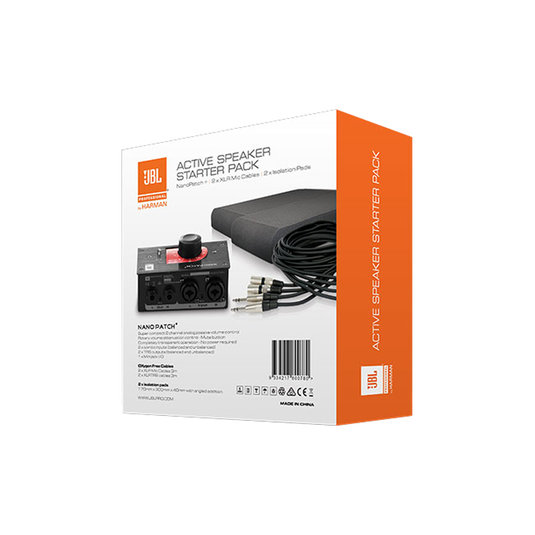 JBL Active Speaker Starter Set - Black - Studio Monitor Enhancement Pack - Back image number null