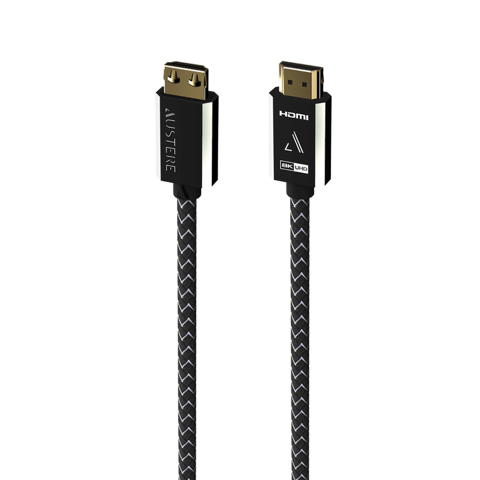 Austere VII Series 8K HDMI Cable 2.5m - Black - Austere VII series 8K HDMI 2.5m cable - Hero image number null