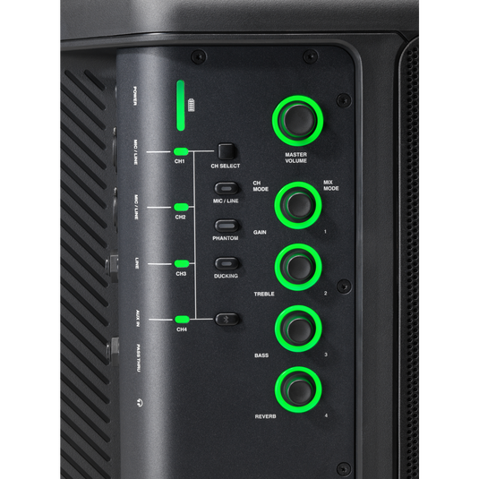 JBL EON ONE Compact - Black - All-in-One Rechargeable Personal PA - Detailshot 8 image number null