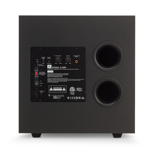 JBL Stage A120P - Black - Home Audio Loudspeaker System - Back image number null