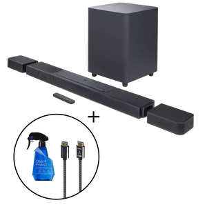 JBL Bar 1300X + Austere VII Series 8K HDMI Cable 1.5m & V Series Clean & Protect 230mL With Dual-Sided Cloth