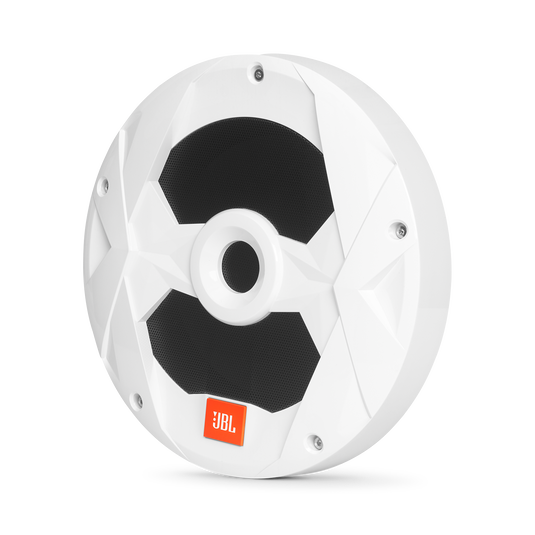 Club Marine MS10LW - White Gloss - 10" (250mm) marine audio subwoofer with RGB lighting – White - Hero image number null