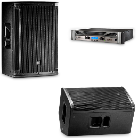 JBL L810CH 2セット JBL SRX815 (Pair) + Crown XTi4002 | 15