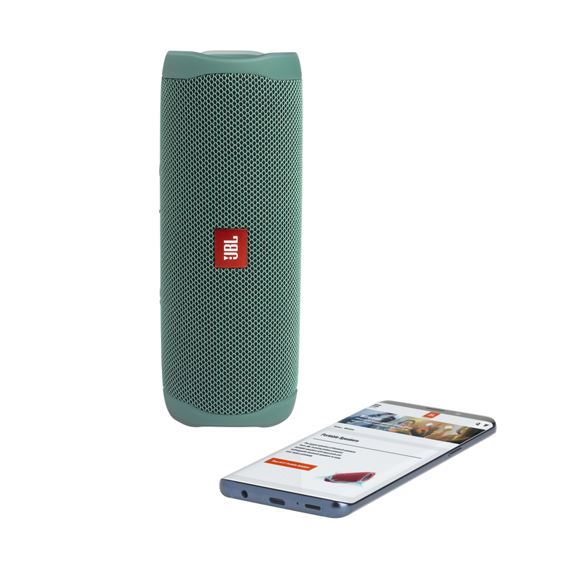 JBL Flip 5 Eco edition - Forest Green - Portable Speaker - Eco edition - Detailshot 1 image number null