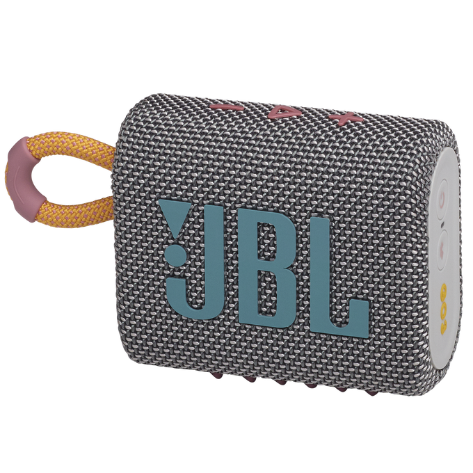 JBL Go 3 - Grey - Portable Waterproof Speaker - Hero image number null