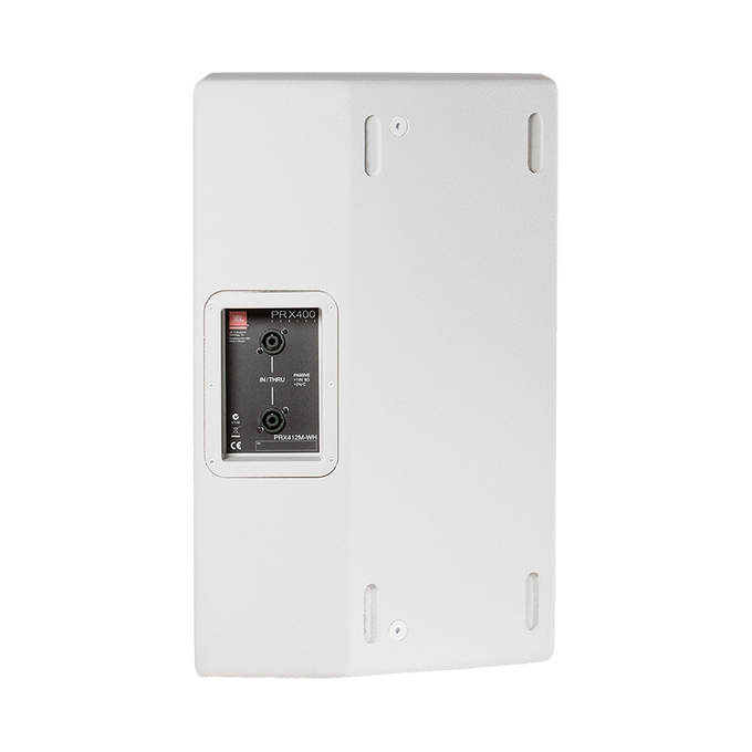 JBL PRX412M-WH - White - 12" Two-Way White Utility/Stage Monitor Loudspeaker System - Back image number null