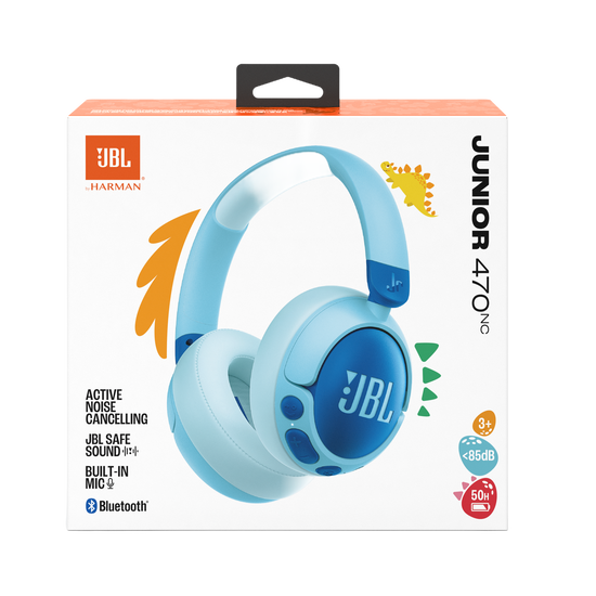 JBL JR460NC Kids - Draadloze over-ear koptelefoon met Noise Cancelling