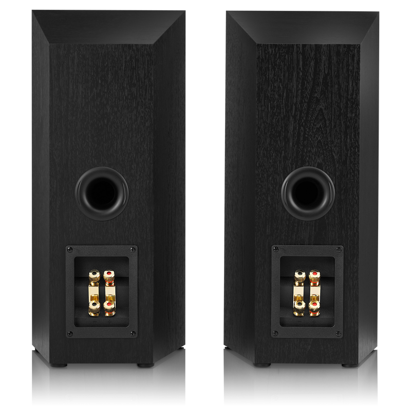 Studio 530 - Black - Professional-quality 125-watt Bookshelf Speakers - Back image number null