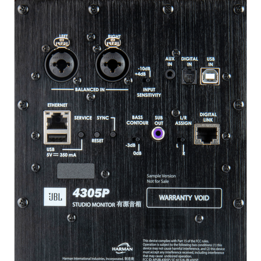 4305P Studio Monitor | Powered Bookshelf Loudspeaker System