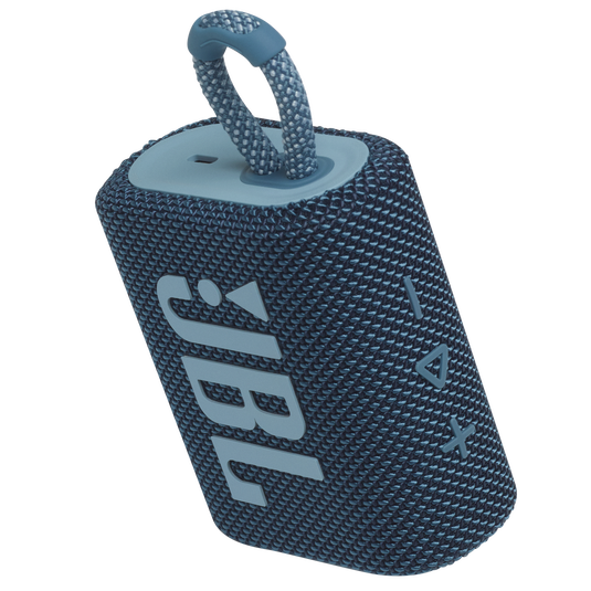 JBL Go 3 - Blue - Portable Waterproof Speaker - Detailshot 2 image number null