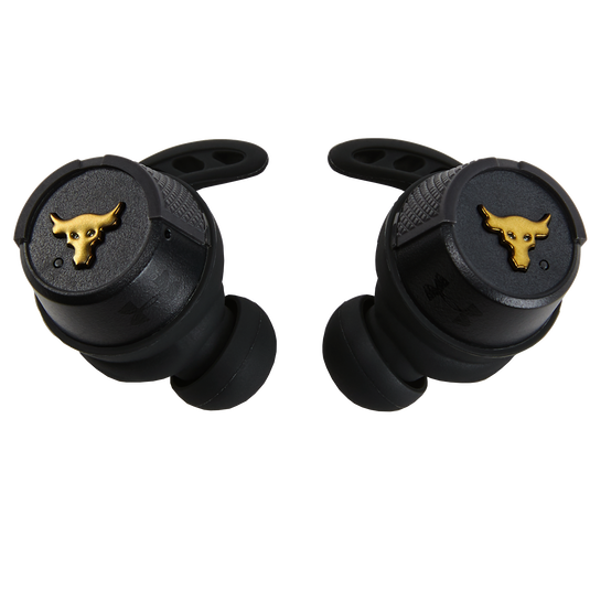 UA Project Rock True Wireless Engineered by JBL True wireless sport headphones to maximize each and every workout with JBL technology and sound