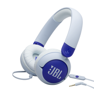 JBL Junior 320 - Blue - Wired on-ear kids headphones - Hero