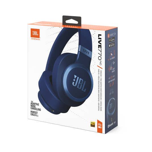 JBL LIVE 770 NC 黒 JBL Live 770NC | Wireless Over-Ear Headphones with True Adaptive