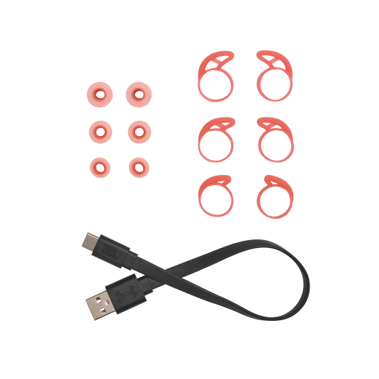 UA True Wireless Streak - Red - Ultra-compact In-Ear Sport Headphones - Detailshot 8 image number null