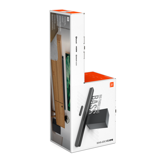 Jbl soundbar 2.1 deep best sale bass