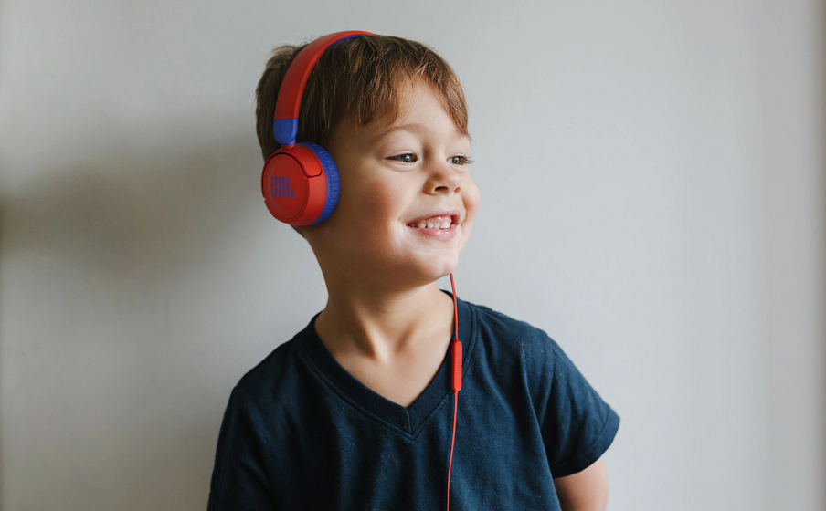 JBL JR 310 Casque Bluetooth® sans fil pour enfants, rouge - Worldshop