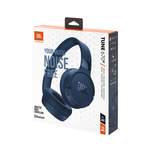 JBL Tune 670NC Adaptive Noise Cancelling Wireless On-Ear Headphones