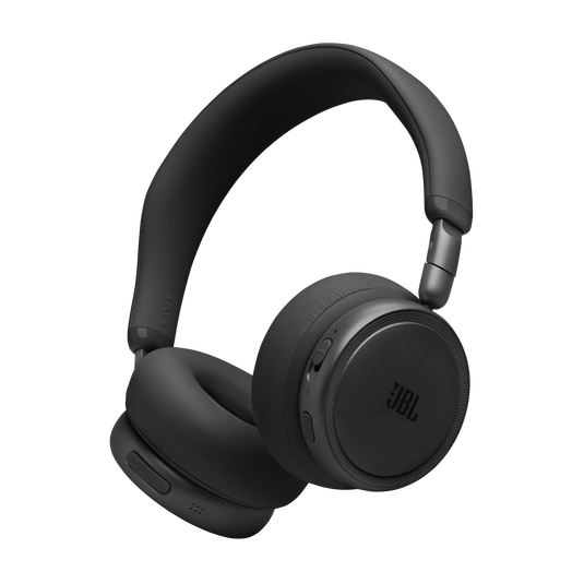 Jbl live 680nc črne brezžične naglavne slušalke sprednji pogled