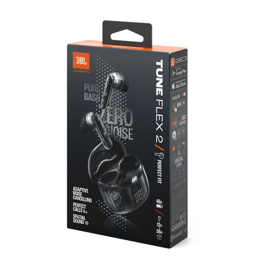 JBL Tune Flex 2 Ghost Edition | True Wireless Noise Cancelling Earbuds