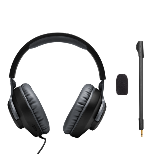 JBL Free WFH - Black - Wired over-ear headset with detachable mic - Detailshot 4 image number null