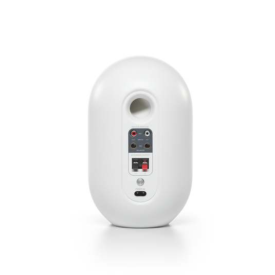 JBL 104-BT (Pair) (B-Stock) - White - Compact Desktop Reference Monitors with Bluetooth - Back image number null