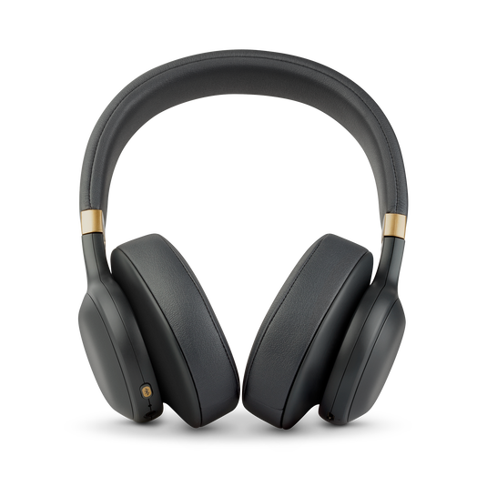 JBL E55BT Quincy Edition - Space Gray - Wireless over-ear headphones with Quincy’s signature sound. - Front image number null