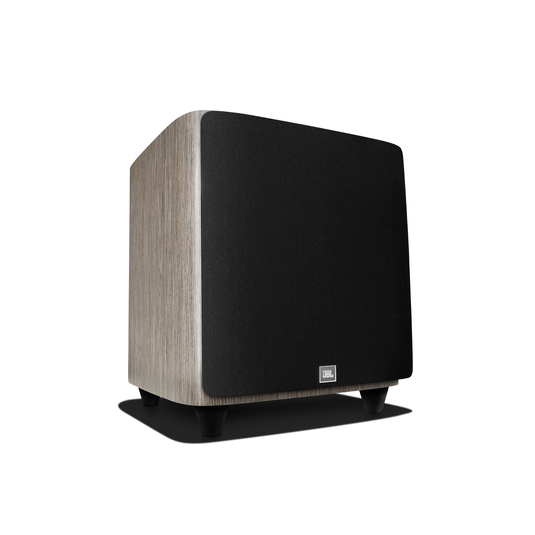 HDI-1200P - Grey Oak - 12-inch (300mm) 1000W Powered Subwoofer - Front image number null