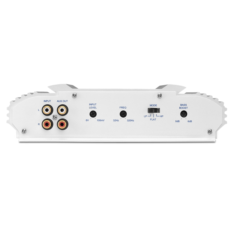 MA 6002 - Black - 2-Channel Full-Range Marine Amplifier (60x2) - Back image number null