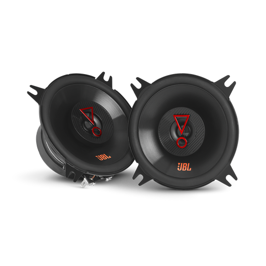 Stage3 427F - Black - 4" (100mm) 2-Way coaxial car speaker for factory upgrade without grille - Hero image number null