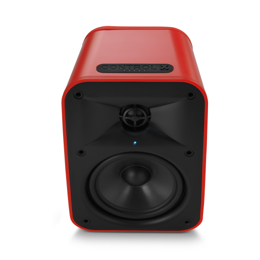 JBL Control X Wireless - Red - 5.25” (133mm) Portable Stereo Bluetooth® Speakers - Detailshot 2 image number null
