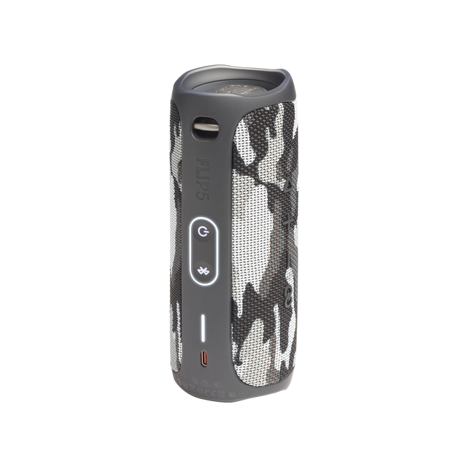 JBL Flip 5 - Black Camo - Portable Waterproof Speaker - Back image number null