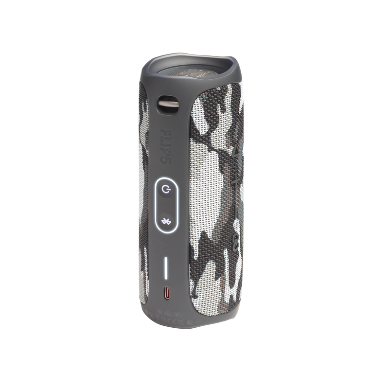 JBL Flip 5 - Black Camo - Portable Waterproof Speaker - Back image number null