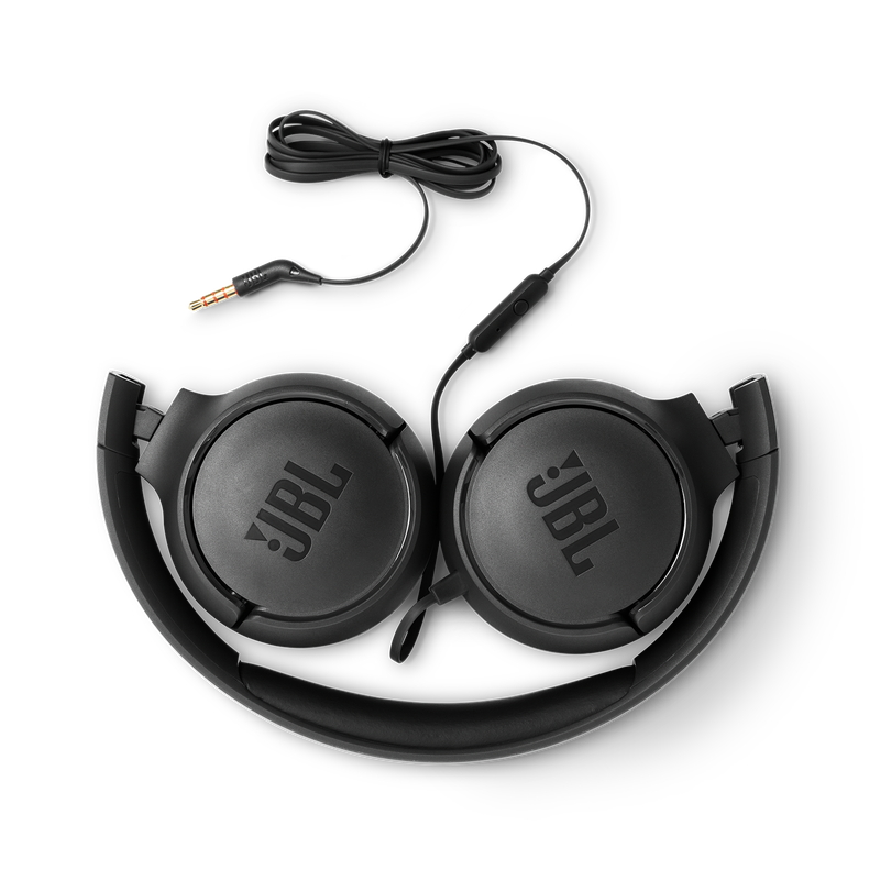 JBL Tune 500 - Black - Wired on-ear headphones - Detailshot 1 image number null