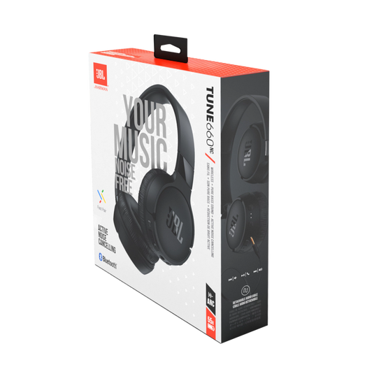 JBL Tune 660NC | Wireless, on-ear, active noise-cancelling headphones.