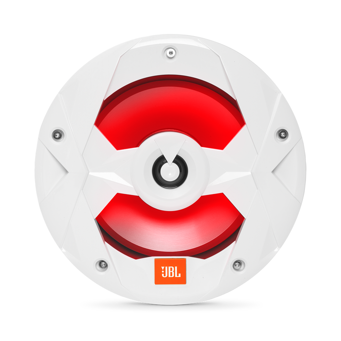Club Marine MS8LW - White Gloss - 8" (200mm) two-way marine audio speaker with RGB lighting – White - Detailshot 3 image number null