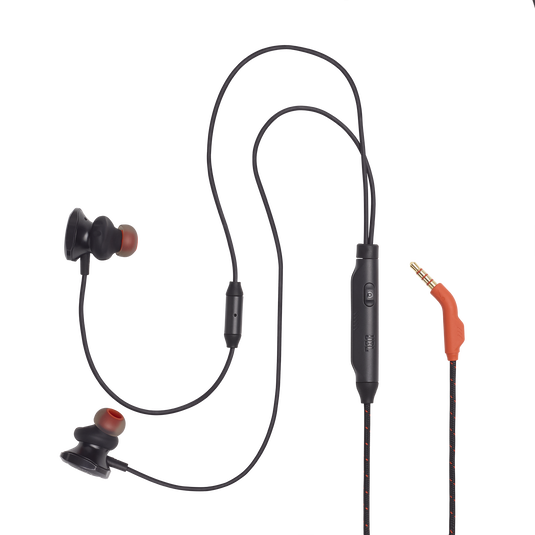 JBL Quantum 50 Wired in-ear gaming headset with volume slider