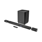 JBL Bar 5.1  Barra de sonido Ultra HD 4K con configuración de canales 5.1  y auténticos altavoces envolventes inalámbricos