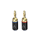 Austere V Series Banana Adapters 2 Pair - Black - Austere V series aDesign banana adpt for spkr cable 2 pair - Hero