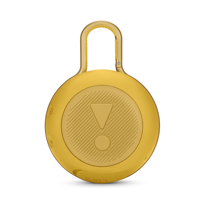 JBL Clip 3 - Mustard Yellow - Portable Bluetooth® speaker - Back image number null