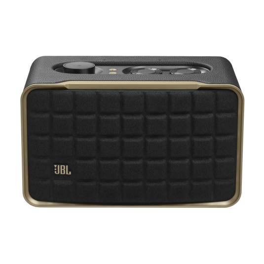 JBL Authentics 200 - Black - Smart home speaker with Wi-Fi, Bluetooth and Voice Assistants with retro design - Front image number null