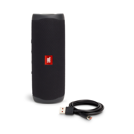 JBL Flip 5 - Black Matte - Portable Waterproof Speaker - Detailshot 1 image number null