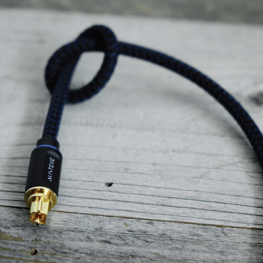 Austere V Series Optical Audio Cable 2.0m - Black - Austere V Series optical audio 2.0m  cable - Left image number null