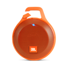 JBL Clip+ - Orange - Rugged, Splashproof Bluetooth Speaker - Hero