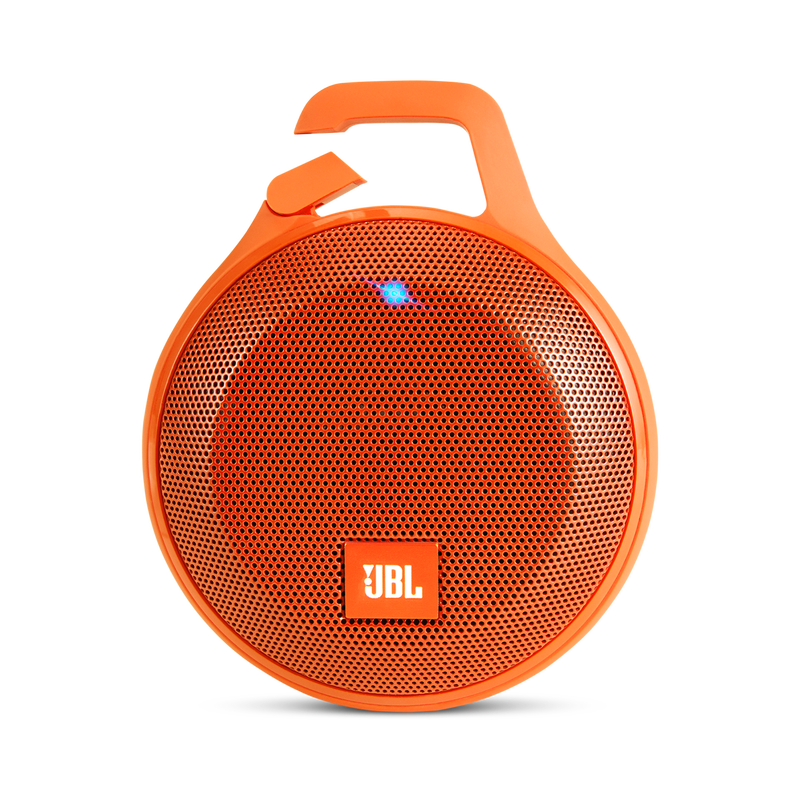 JBL Clip+ - Orange - Rugged, Splashproof Bluetooth Speaker - Hero image number null